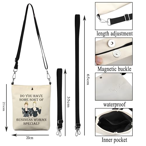 G2TUP Movie Inspired Gift Businesswomans Special Crossbody Bag Movie Fan Travel Bag 90s Movie Quote Merch3