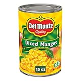 Del Monte Canned Diced Mangos in Extra Light Syrup, 15 Ounce 444356