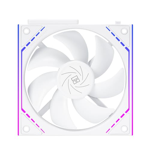 Image of Thermalright TL-M12QW 120mm ARGB Case Fans, 2000RPM, 68.9CFM, 1-Pack | Clean Daisy Chain Wiring, PWM /ARGB Sync, Infinity Mirror Lighting