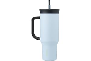 Owala Stainless Steel Triple Layer Insulated Travel Tumbler with Easy Grip Handle