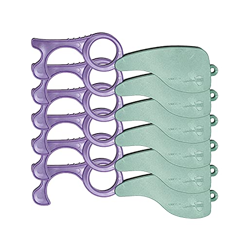 INNOKA No-Touch Door Opener, Button Pusher Safe Touch Key, Protecting Your Hands with Touchless Tool, MicrobeFENCE Technology, 6Pack Green