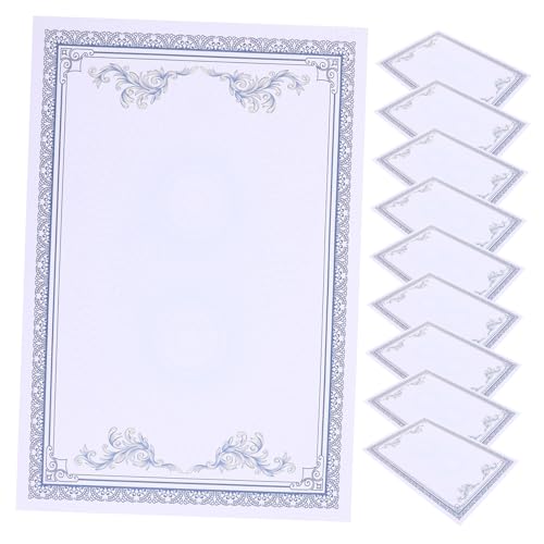 Papier certificat européen bleu Gatuida 50 pièces pour impression diplôme DIY