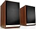 Audioengine HDP6 Passive Bookshelf Speakers - Stereo Speakers for Home Music Listening | 2-Way Powered Speakers | Real Wood Veneer (Walnut)