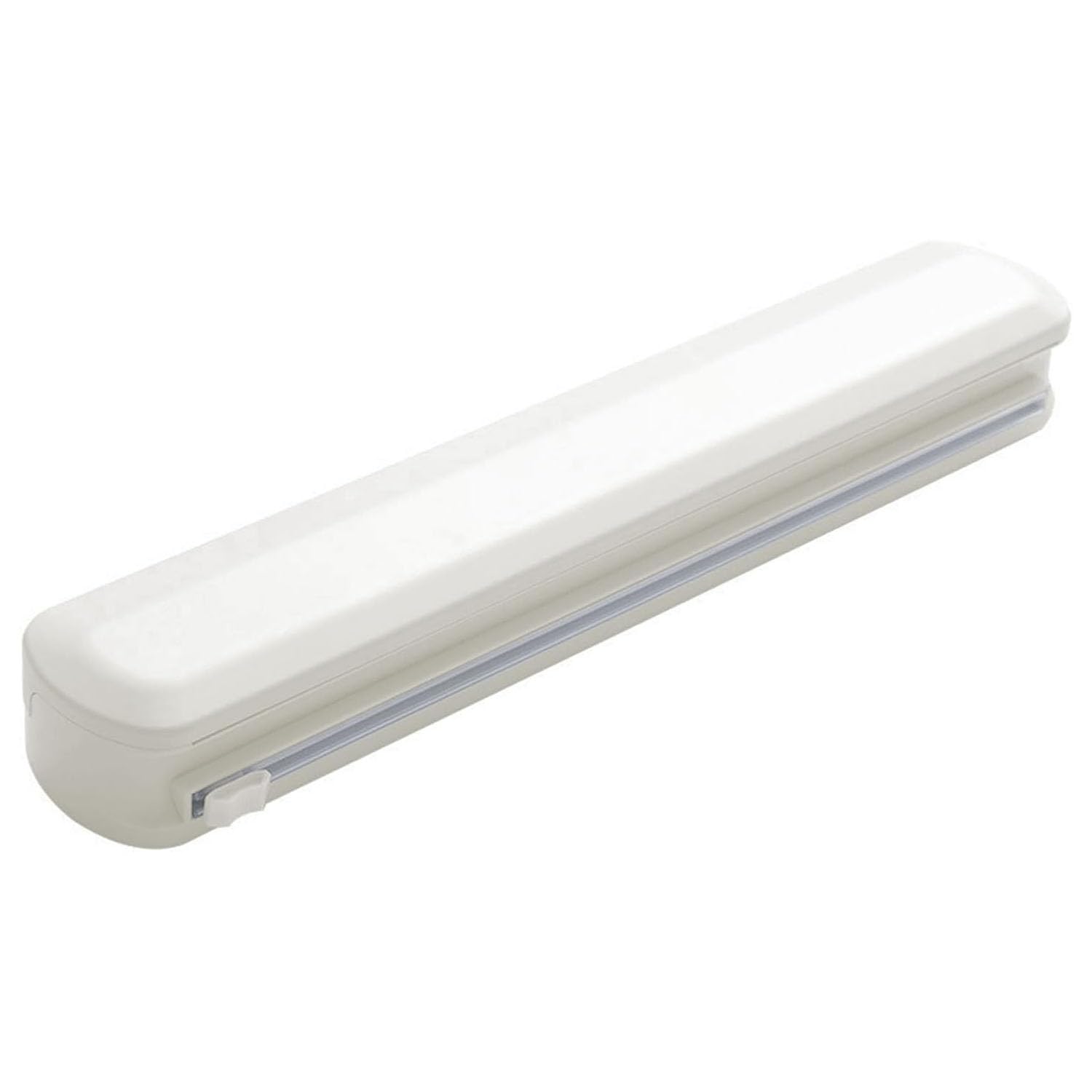 Dispenser per pellicola trasparente, taglierina per pellicola, dispenser per pellicola di plastica con taglierina scorrevole, per pellicola trasparente con larghezza ≤ 32 cm e diametro ≤ 4,5 cm