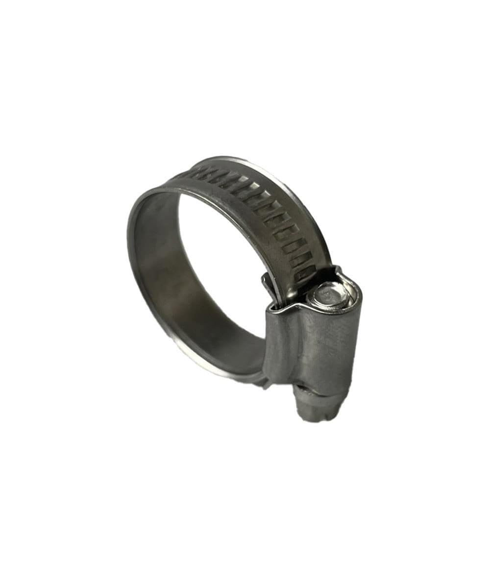 Stainless Steel British Type Hose Clamp 80-100mm x2, White - Image 2