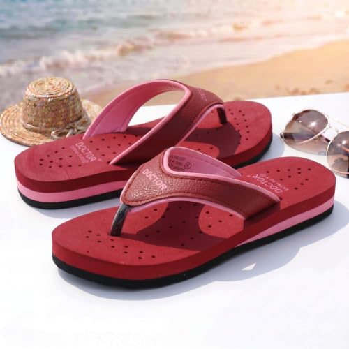 Image of DOCTOR EXTRA SOFT Care Diabetic Orthopedic Pregnancy Flat Super Comfort Dr Flipflops and House Slippers For Women's and Girl's
