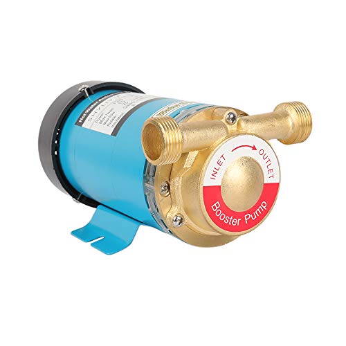 SHYLIYU 115V/60HZ 120W 3/4 inch Outlet Home Water Pressure Booster Pump Automatic Shower Booster Pump with Water Flow Switch for Whole House Shower System