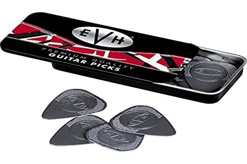 EVH® »PREMIUM PICK TIN« Boîte de collection de médiators – 12 picks 0.60mm – 1x Boîte de collection - Les Beatles, Paul McCartney, John Lennon, RIngo Starr, George Harrison EVH® »PREMIUM PICK TIN« Boîte de collection de médiators - 12 picks 0.60mm - 1x Boîte de collection