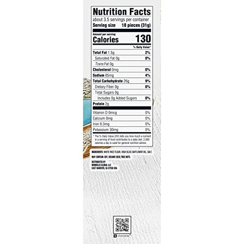 Good Thins Simply Salt Rice Snacks Gluten Free Crackers thumb #13