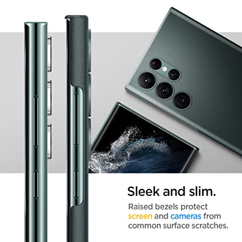 Image of Spigen Air Skin Designed for Galaxy S22 Ultra Case - Abyss Green