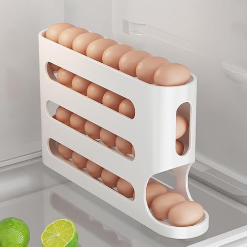 Huevera para refrigerador de diseño moderno ideal para panaderías y hogar 4