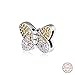 Produktbild Chicbuy 2019 Feder-Reflexionen Bedazzling Schmetterling Clip 925 Silber DIY passend für Original Pandora Armbänder