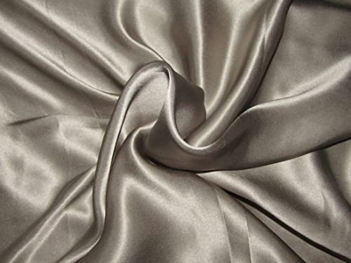 Satin de soie 137 cm drapé fluide thermorégulateur 24 momme
