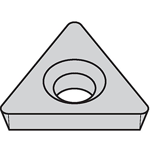 WIDIA Circle TPHB322 C2 Small Hole Boring Positive Inserts TPHB, Carbide, 0.031" / 0.79mm Radius, Flat Top Single-Sided, C2 Grade