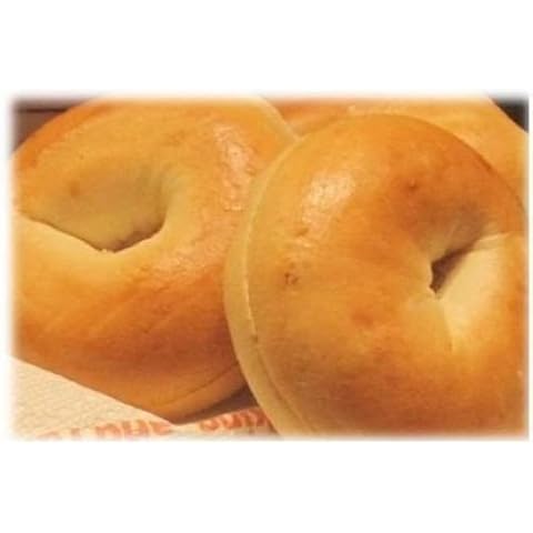 Burry Foodservice Thaw and Sell Sliced Plain Bagel, 4 Ounce -- 72 per case. Cover