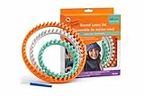 Authentic Knitting Board Chunky Round Loom Set – 3 Large Gauge Circular Knitting Looms for Cowls, Hats...
