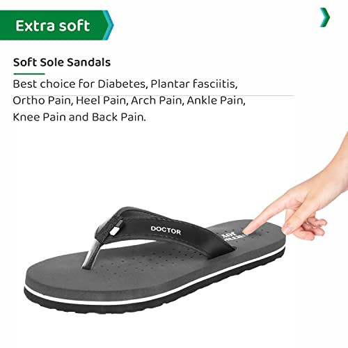 Image of ORTHO JOY Extra soft women's orthopaedic comfort fit slippers for women's daily use