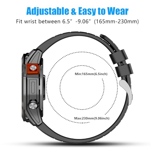 Correa rápida silicona 26mm compatible Garmin tactix8 miniatura 4