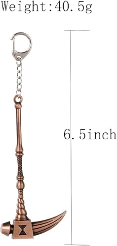 Miniatura 4 de MOBZU Juego de 5 llaveros de siete pecados capitales, Meliodas con colgante para disfraz de cosplay, Multi colorido