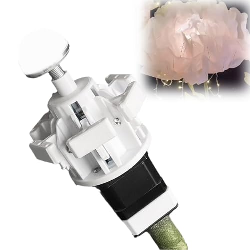 Núcleo luminoso para flores mecánicas con motor automático de apertura fluida