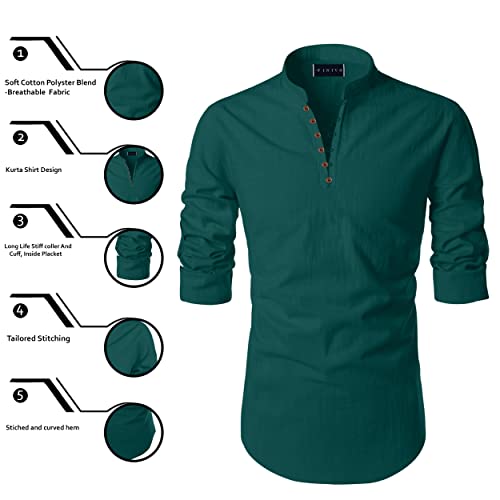 Image of Zombom Men's Solid Regular Fit Shirt