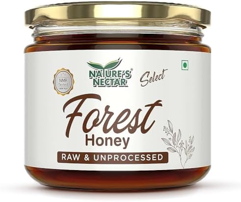 Nature's Nectar Select Forest Honey | NMR Tested | 100% Pure Raw and Unprocessed Honey | 400gm Bottle