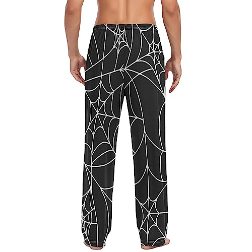 Christmas Winter Men's Pajama Pants Christmas Tree Lama with Xmas Hat Super Soft Lounge Pajama Bottoms with Pockets2