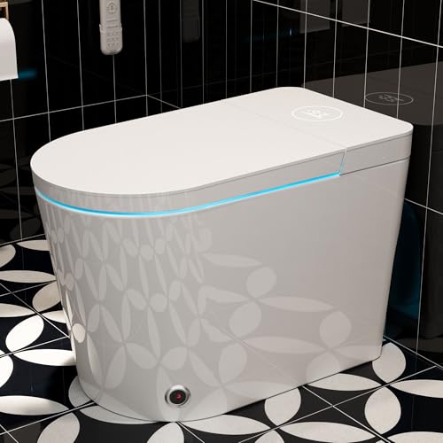 ARRISEA-Auto-OpenClose-Lid-Tankless-Smart-Toilets-with-Bidet-Built-in-Auto-Flush-Adjustable-Warm-Water-Washing-Instant-Heated-Bidet-Seat-Dryer-Modern-One-piece-Bidet-Toilet-with-Night-Light