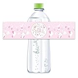  12pcs de la ducha del muchacho Agua Mineral Etiqueta pegatinas botella biberón Etiqueta de ducha cumpleaños fuentes del regalo