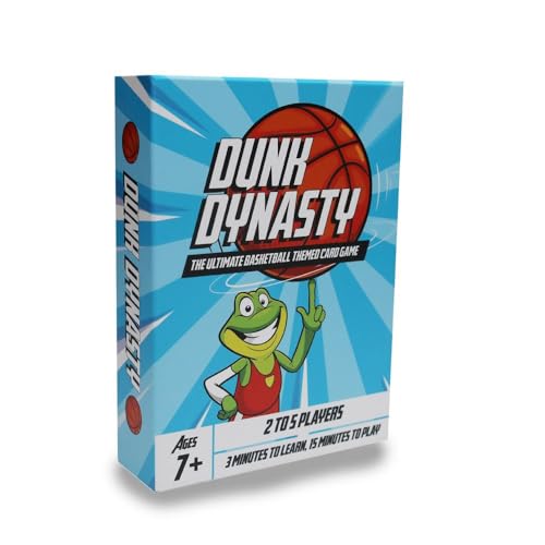 Dunk Dynasty – The Ultimate Basketball Card Game! Strategic Card Game for Kids and Adults. Great...