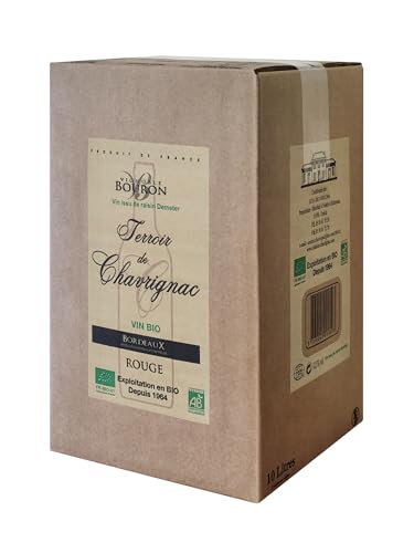 Château Chavrignac – Gran Vino de Burdeos Tinto AOC Bio - Cultivado en Biodinámica - Cosecha 2022 - Merlot - Finca Familiar - (Bag in Box 10 L)