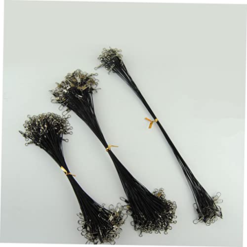 Sosoport 100pcs Hilo de Pesca de Acero Resistente miniatura 5