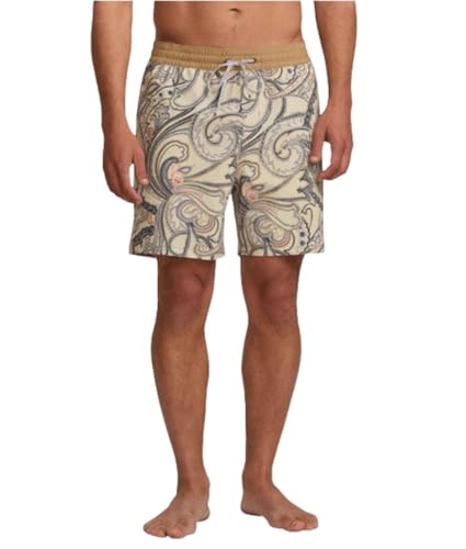 Billabong Good Times Herren-Badehose, 40,6 cm, Layback-Passform, Bedruckt, Boardshort, Wüstensand, XL