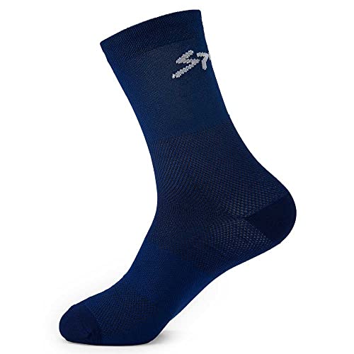Spiuk Anatomic Calcetin, Azul Oscuro, T. 40/43 Unisex Adulto