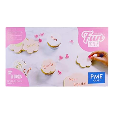 PME FF60 Fun Fonts Cupcake and Cookie Stamping Set Cover
