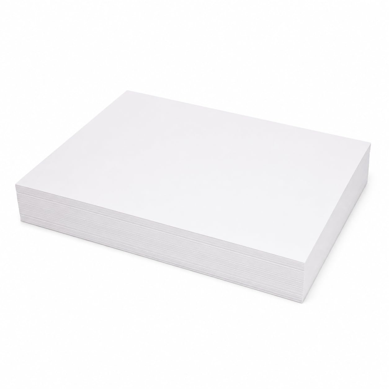 A4 Karton Weiß – Dickes Papier zum Drucken & Basteln | Zeichenblock & Pappe zum Basteln für Kreative, 350 g/m² 8K (39x27 cm) 50 Blatt