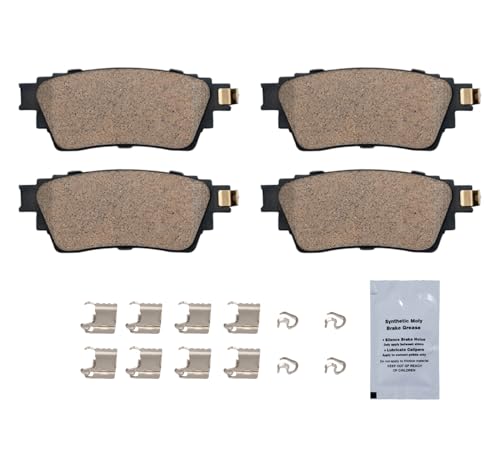 Image of HUSCH D2135 Rear Ceramic Brake Pads Kit Fit For Mitsubishi Eclipse Cross 2018-2020 /2022-2024, For Outlander 2017-2020, For Outlander PHEV 2018-2023