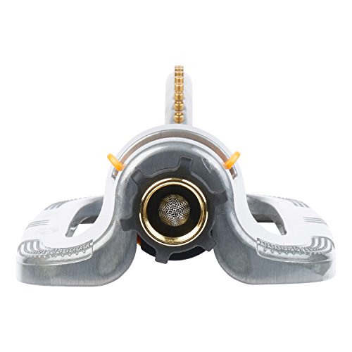 Melnor XT Metal Turbo Oscillating Sprinkler; Waters up to 4000 sq. ft., Model:XT360M