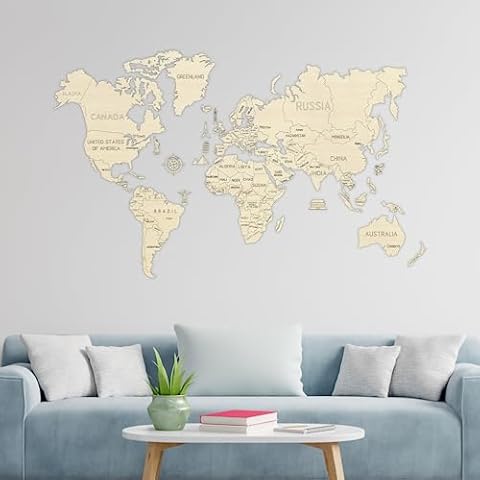 WOODEN.CITY Wooden World Map XL Cover