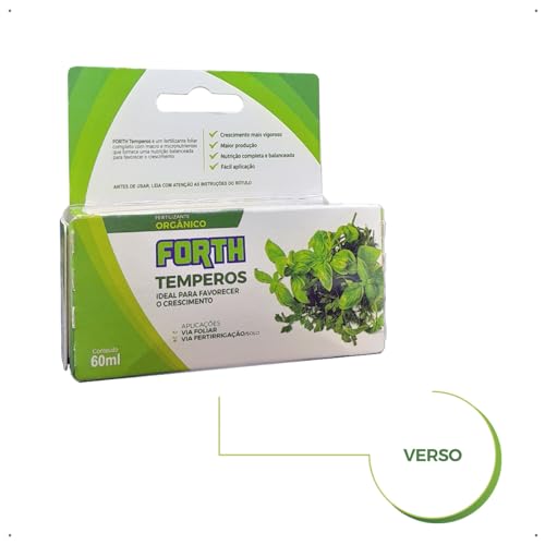 Adubo Forth Temperos 60ml - Concentrado - Líquido