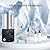 Gravity-fed Water Filter System and 4 Ceramics Filters, Reduce Chlorine, for Home, Camping, RVing, Off-Grid, Emergencies