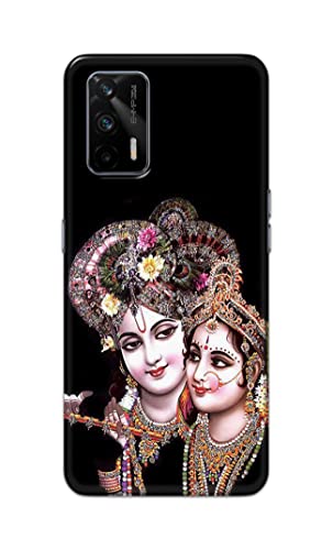 Image of PRINTFIDAA� Printed Hard Back Cover Case for Realme GT 5G Back Cover (Radha Krishna) -2808