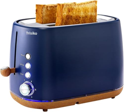 Toaster 2 Slice with Extra Wide Slot, Kichele Stainless Steel Bread Toaster