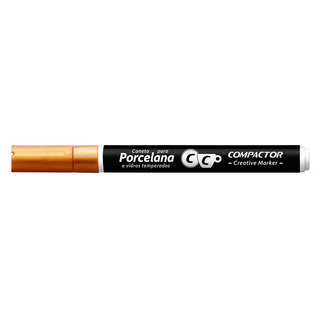Marcador Creative Porcelana Compactor Avulso Ouro | Amazon.com.br