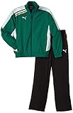 PUMA Kinder Trainingsanzug Esito Woven, Team Green-White, 176, 652594 05