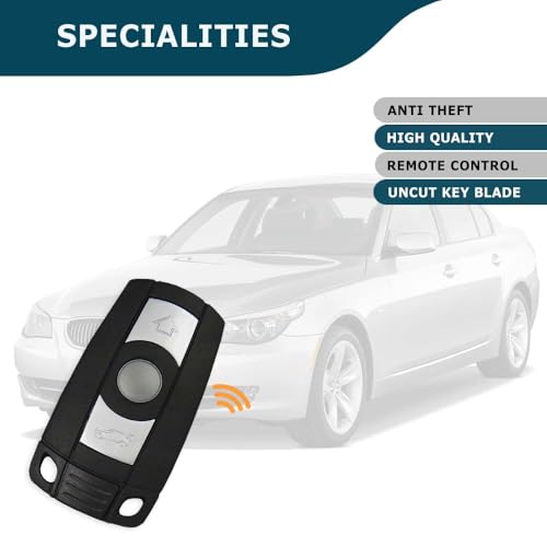 Arreglar acceso cómodo BMW con la llave inteligente KR55WK49147 chip PCF7945A para E90 y E93 5
