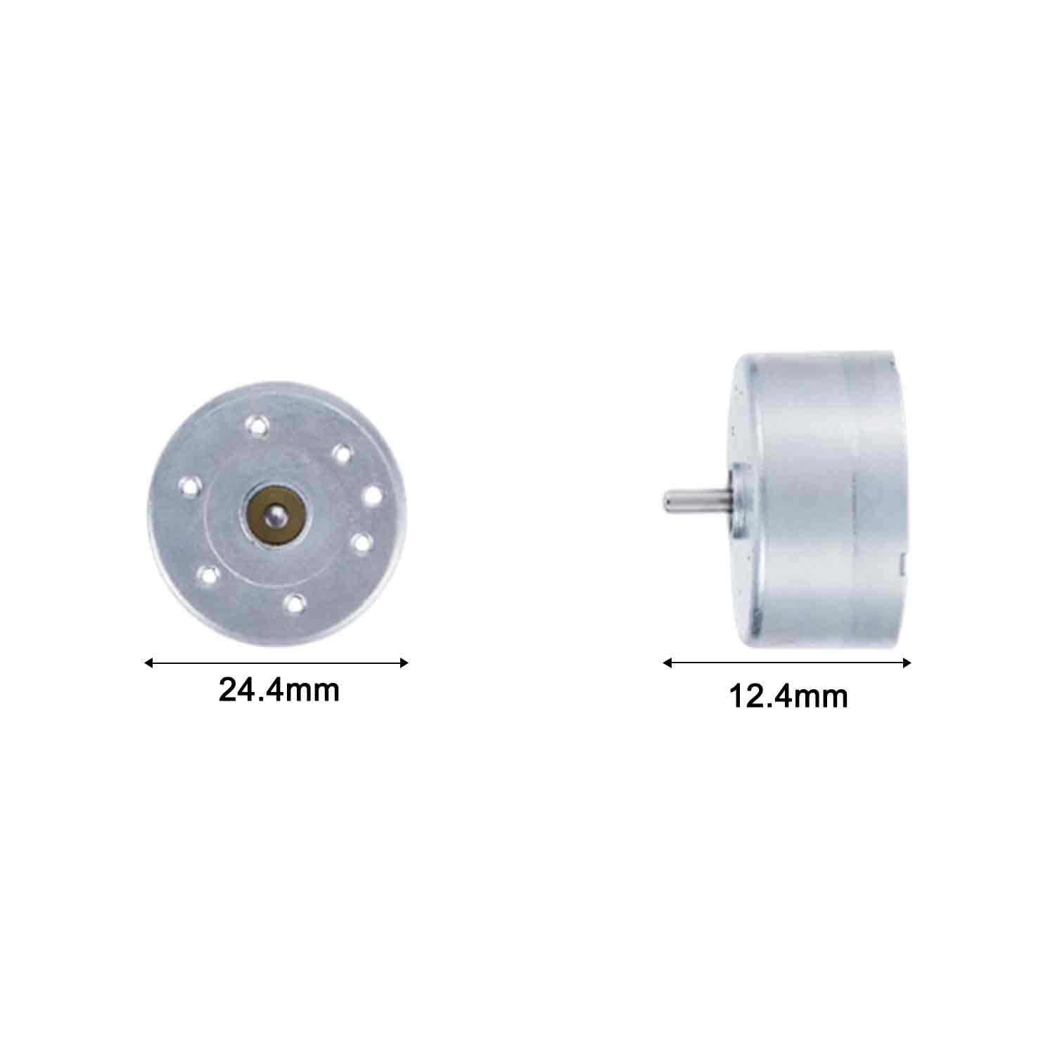 SGHAJIME 10Pcs DC Motor 1.5V-6V Electric Motor 300 Motor Hobby Motor Micro Mini Motors for Fan, RC Boat DIY Airplane Car, Science Experiments