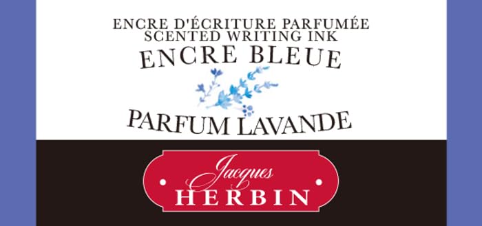 Encre Parfumée Jacques Herbin 13710ST - Bleu Lavande 10 Ml - Pour Stylo Plume Et Roller - Fabriqué En France