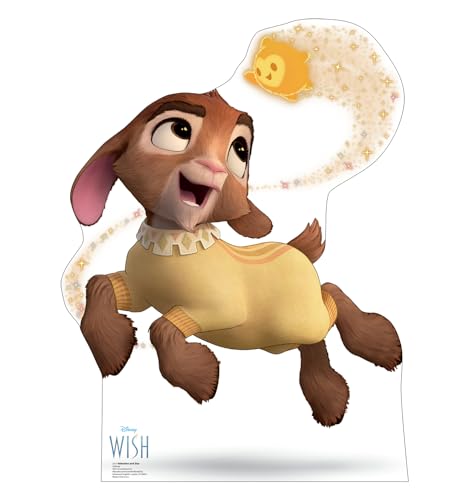 Cardboard People Valentino and Star Life Size Cardboard Cutout Standup - Disney's Wish (2023 Film)