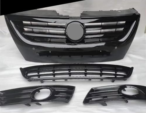 Calandre avant pour VW CC et Passat 2009-2012 en noir brillant